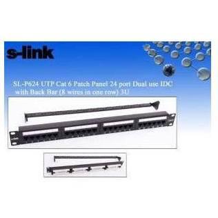 S-link  SL-P624 24lü Utp Cat6 Patch Panel