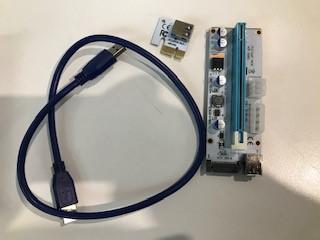 S-link Sl- Ex10 Pcı-E 1x To 16x Sata 6Pin Bitcoin Riser Ekran Kartı Yükseltici