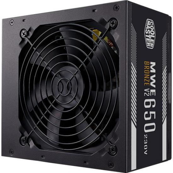 Cooler Master MWE 650W 80+ Bronze 2 x EPS Aktif PFC 120 mm Fanlı PSU (MPE-6501-ACABW-BEU)