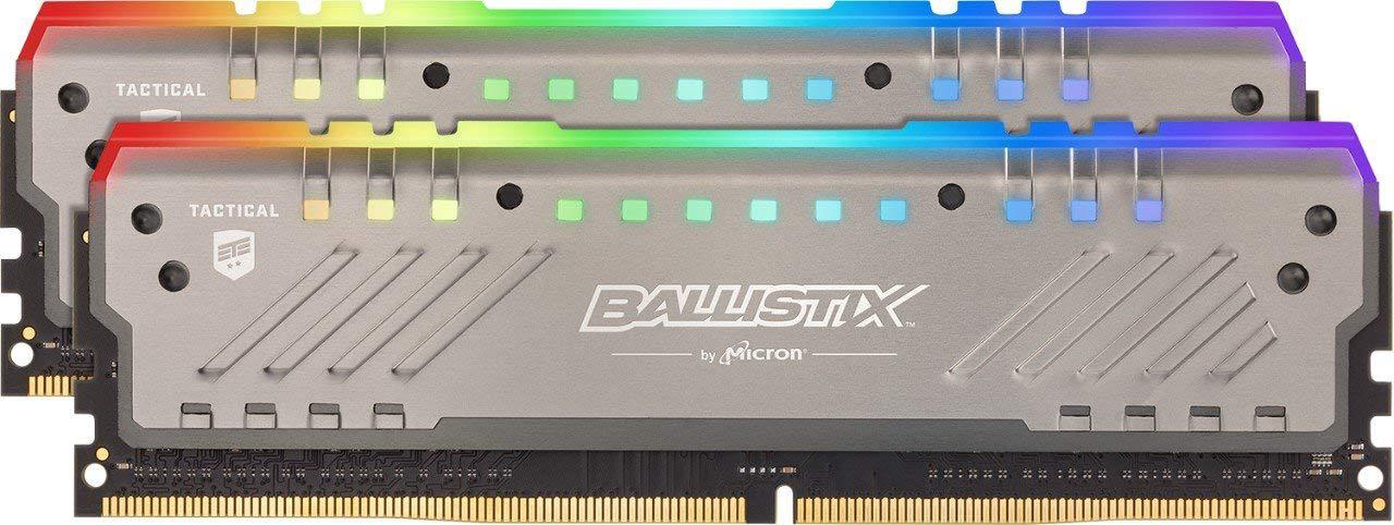 Crucial 16GB(2x8) Ballistix Tactical Tracer RGB 3200mhz CL16 DDR4 Ram (BLT2K8G4D32AET4K)