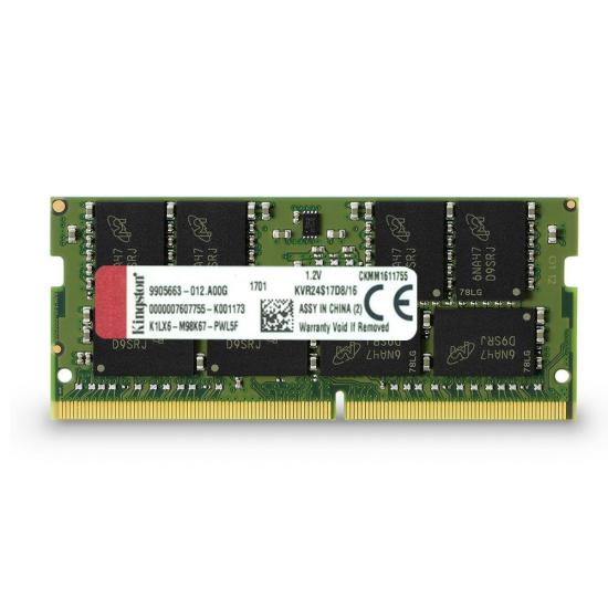 Kingston Ntb 16Gb 2400Mhz Ddr4 Kvr24S17D8-16 Notebook Ram