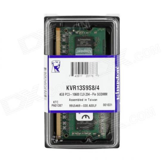 Kıngston Ddr3 4Gb 1333Mhz (Pc3-10600) Nb Kvr13S9S8 Notebook Ram