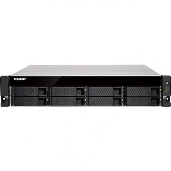 QNAP TS-832XU-RP-4G NAS 2U Rack, 8x 3.5’’ 24 TB 1.7GHz, 4GB 2x 10G SFP+, 2x 1G RJ-45,4x USB3.1