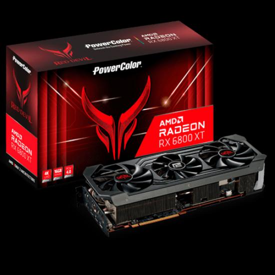 PowerColor AMD Radeon RX6800 XT Red Devil 16GBD6-3DHE-OC 16 GB GDDR6 256 Bit Ekran Kartı