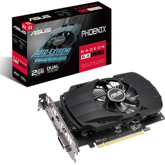 Asus AMD Radeon RX550 2GB 64Bit GDDR5 PCI-Express 3.0 Ekran Kartı (PH-550-2G) Ekran Kartı