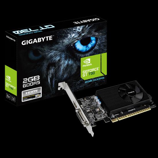 Gigabyte GV-N730D5-2GL DDR5 64Bit CRT DVI HDMI Ekran Kartı