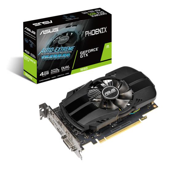 Asus Phoenix GeForce GTX 1650 4GB 128Bit GDDR6 PCI-E 3.0 Ekran Kartı (PH-GTX1650-4G)