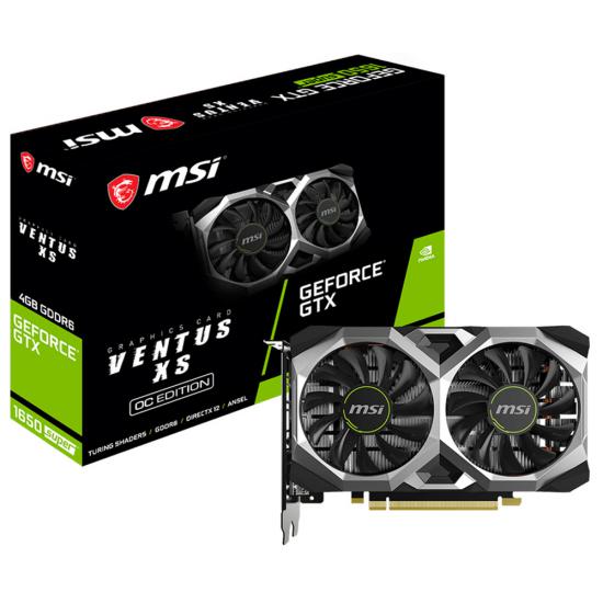 Msi Gtx1650 4Gb Gddr6 128Bıt Super Dp-Hdmı-Dvı (Gtx 1650 Super Ventus Xs Oc) Ekran Kartı