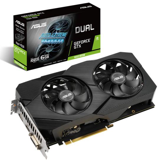 Asus GeForce Dual GTX1660S A6G Evo 6GB 192Bit GDDR6 1xDvi-1xHdmi-1xDp Ekran Kartı