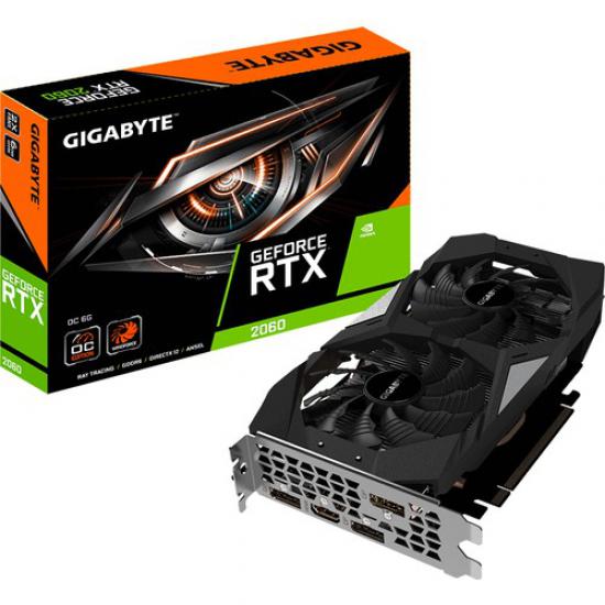 Gigabyte Nvidia Geforce Rtx 2060 Oc 6Gb 192Bit Gddr6 (Dx12) Pcı-E 3.0 Ekran Kartı (Gv-N2060Oc-6Gd)