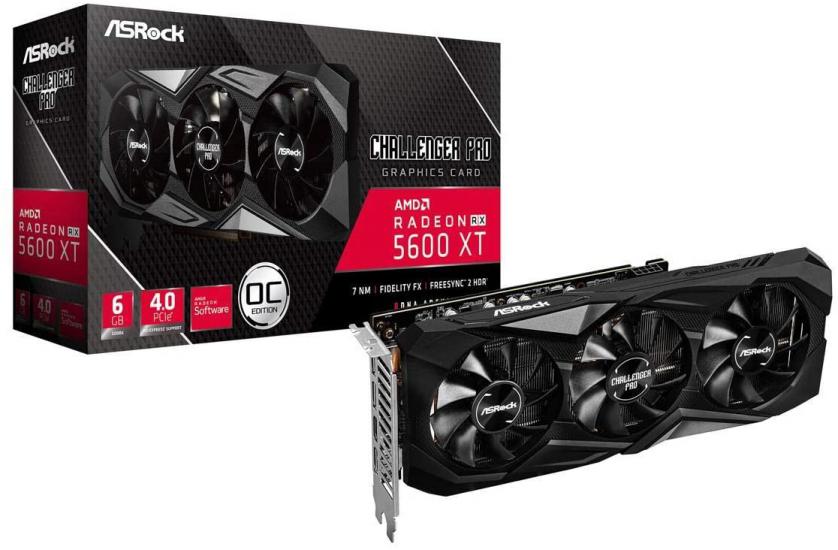 ASRock VGA Radeon RX 5600 XT Challenger 6G PRO OC Ekran Kartı