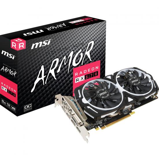 Msı Vga Radeon Rx 580 Armor 8G Oc Rx580 8Gb Gddr5 Ekran Kartı