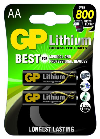 Gp 15Lf-2U2 AA 1.5V Lityum Kalem Pil Gp 15LF-2U2