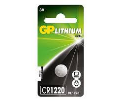 Gp CR1220-U1 3V Lityum Düğme Pil Tekli Paket