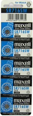 Maxell Sr-716Sw-315 10lu Paket Pil