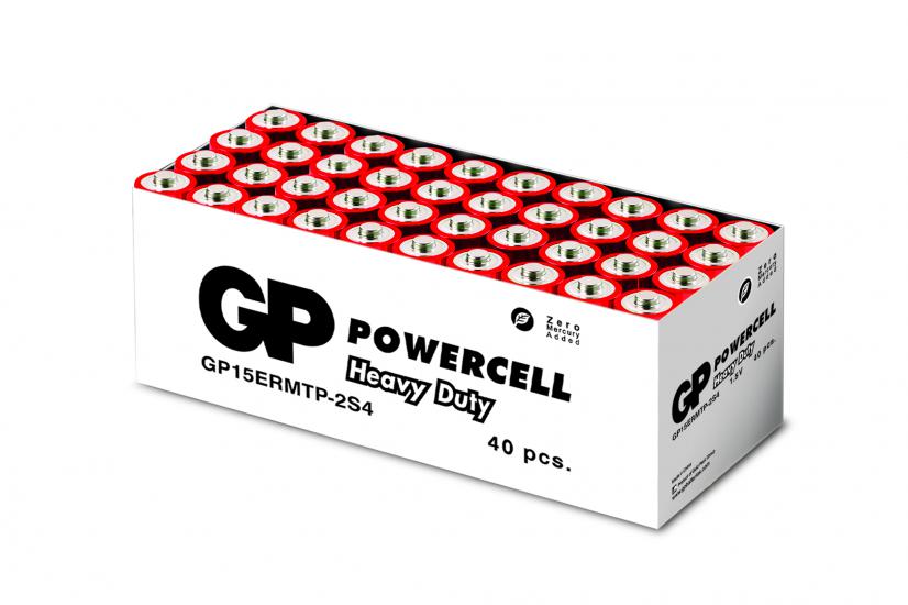 PowerCell R6 AA Boy Çinko Kalem Pİl 40lı Paket