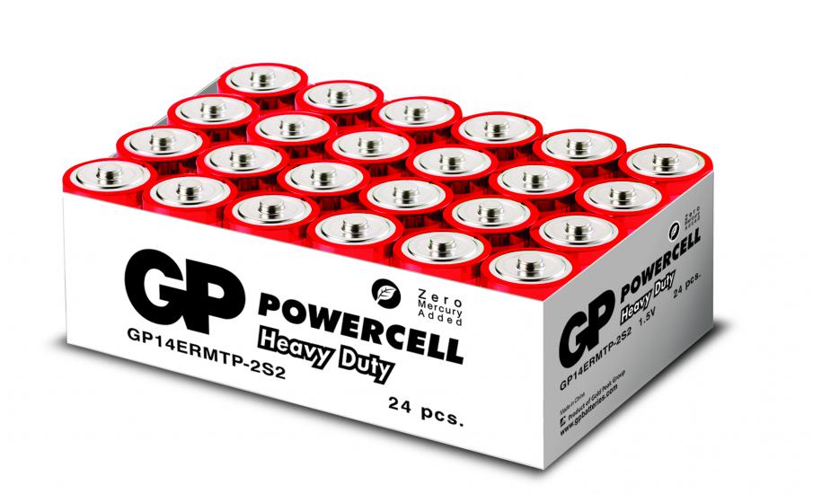 PowerCell R14 Orta Boy Çinko Pil 24’lü Paket GP14ERMTP