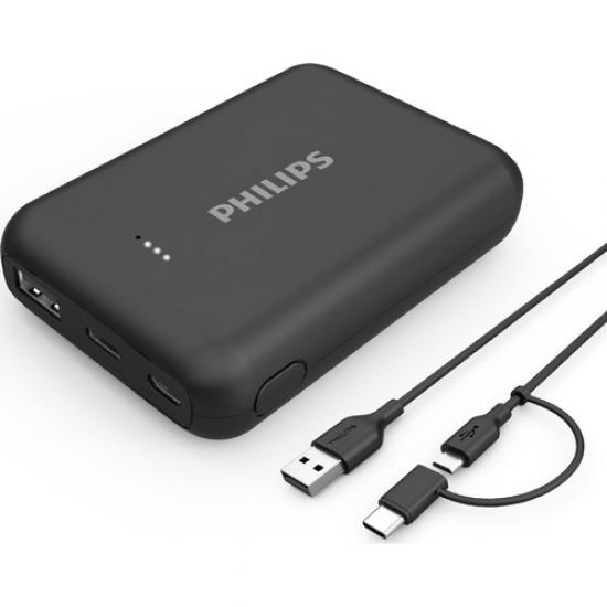 Philips Dlp1510ab-51 10.000Mah 3A Type-c-Micro Girişli Powerbank