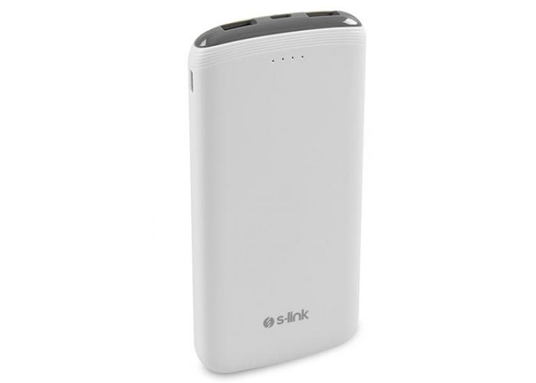 S-link IP-C69 10000mah Beyaz Gri Taşınabilir Pil şarj cihazı