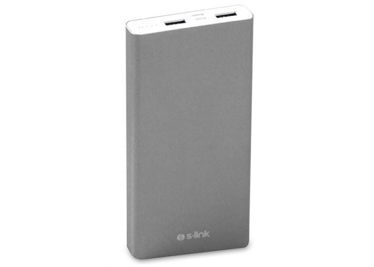 S-link IP-G11 Iron 10000mah Powerbank Gri Taşınabilir Pİl Şarj Cihazı