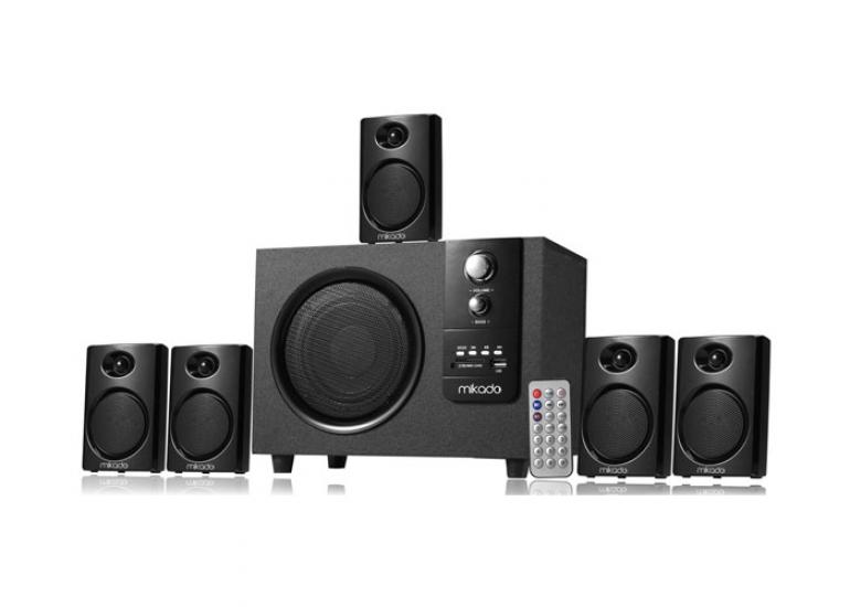 Mikado Md-729FM 5+1 20Watt + 5Watt-5 Usb+SD+FM Destekli Multimedia Speaker