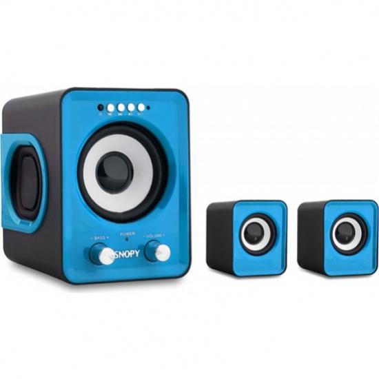 Snopy SN-1130 2+1 5W+3W-2 Siyah Usb+SD+Fm Destekli Multimedia Speaker