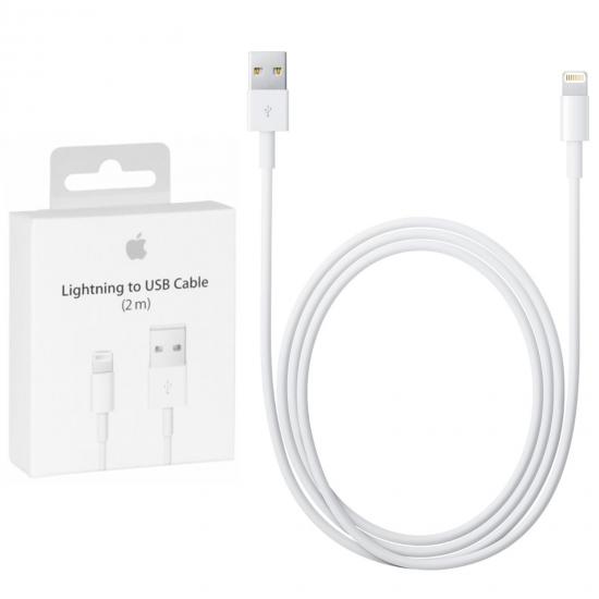 Apple MD819ZM-A 2 metre Beyaz Lightning USB Data Şarj Kablosu