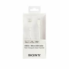 Sony Cp-Ab50W 2.4A 50Cm Beyaz Micro Usb Hızlı Şarj Kablosu