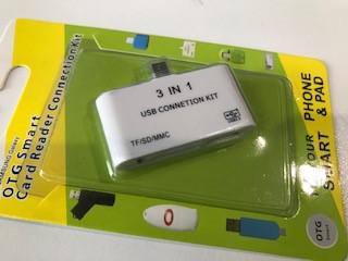 Megatech 3in1 Otg Micro Card Reader