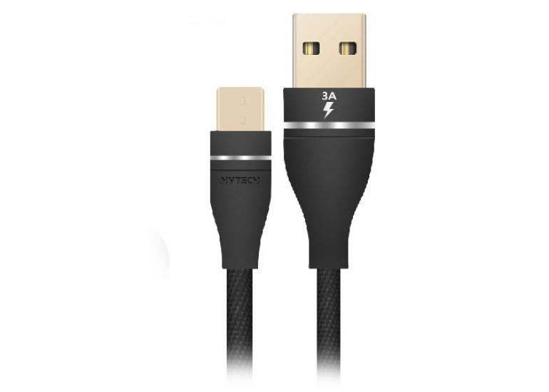 Hytech HY-X220 3A Micro Usb 1m Siyah Data