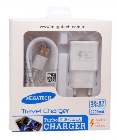 Megatech CC22 2ın1 Fast Charger 2400ma Ev şarj+Micro Kablo