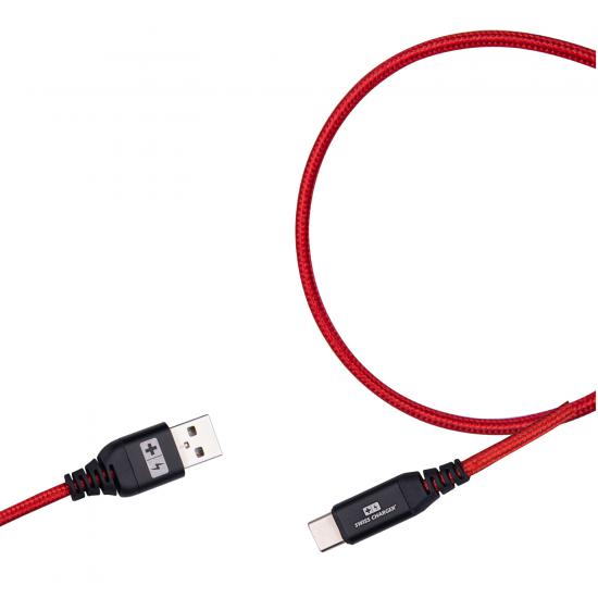 Swiss Charger SCC-10032 Type-c Usb Şarj Kablosu 3mt 50.000 Bükülme Dayanıklı