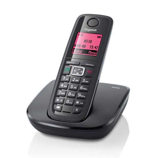 Gigaset A540 Siyah Telsiz Dect Telefon Handsfree Işıklı Tuş Takımı