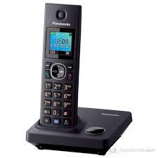 Panasonic KX-TG7851 Siyah Telsiz Dect Telefon 1.4’’Renkli TFT LCD Ekran 70 Rehber