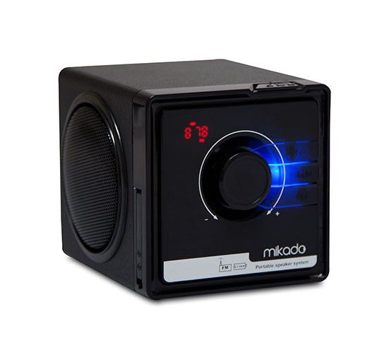 Mikado BT-236 3w+3w Siyah Bluetooth sd+mmc+fm Müzik Kutusu Speaker