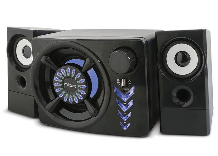 Mikado MD-219BT 2+1 10W+3Wx2 Siyah Usb + Tf Kart + Bluetooth Speaker