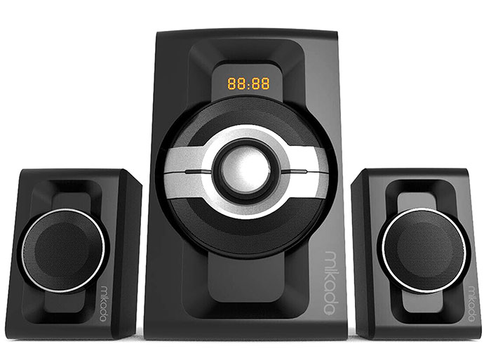 Mikado MD-854BT 2+1 30W+15WX2 Siyah Usb+SD+Fm+Bluetooth Destekli Speaker