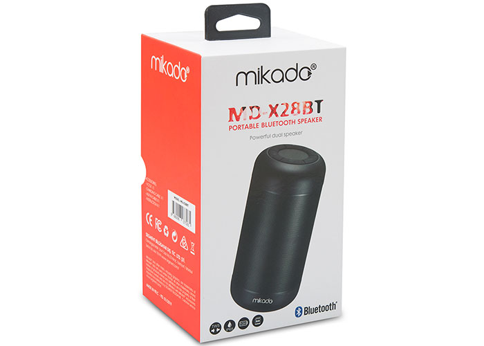 Mikado MD-X28BT 5W-2 Siyah TF-Aux Destekli Bluetooth Speaker