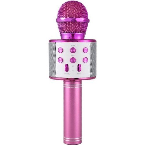 Wster Ws-858 Pink Bluetooth Karaoke Mikrofon