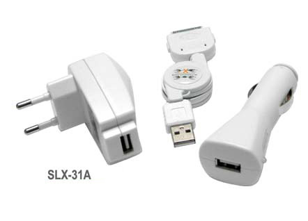 S-link SLX-31A ı-pod Priz + Çakmak Şarj Aleti