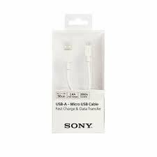 Sony Cp-Ab50W 2.4A 50Cm Beyaz Micro Usb Hızlı Şarj Kablosu