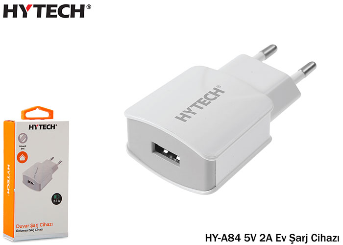 Hytech HY-A84 5V 2A Ev Şarj Cihazı