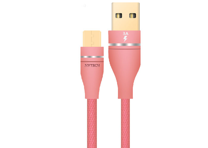 Hytech HY-X220 3A Micro Usb 1m Pembe Data