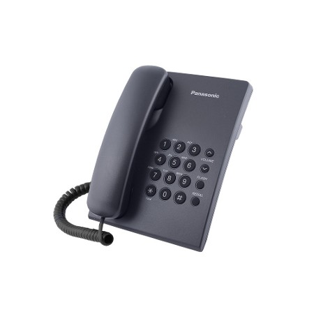 Panasonic KX-TS500 Siyah Kablolu Ekransız Masaüstü Telefonu