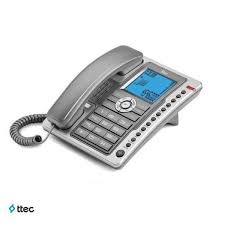 Ttec Plus Tk-6101 Titanyum-Gümüş Masa Üstü Telefon