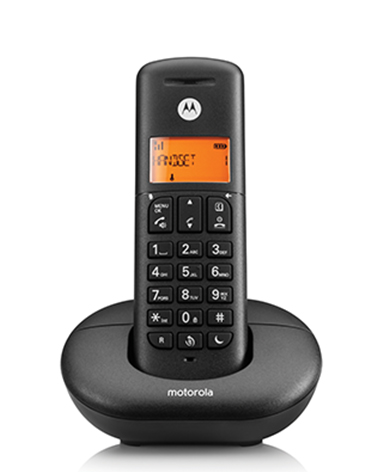 Motorola E201 Siyah HF Handsfree Telsiz Dect Telefon