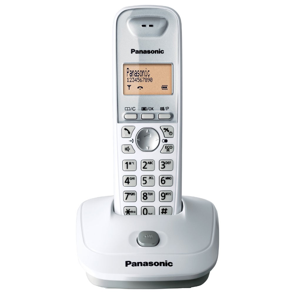 Panasonic KX-TG2511 Beyaz Telsiz Dect Telefon Handsfree 50 Rehber