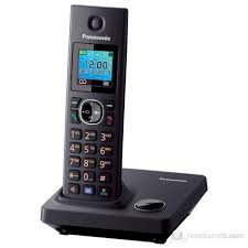 Panasonic KX-TG7851 Siyah Telsiz Dect Telefon 1.4’’Renkli TFT LCD Ekran 70 Rehber