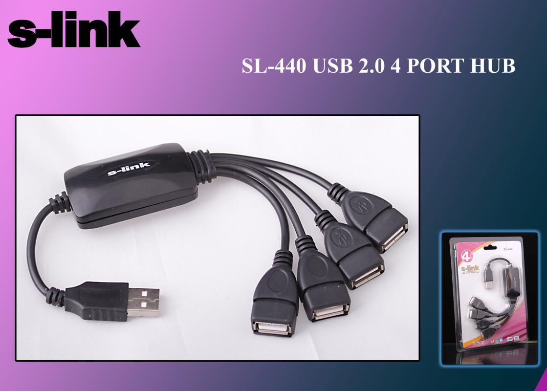 S-link SL-440 4 Port 2.0 Usb Çoklayıcı